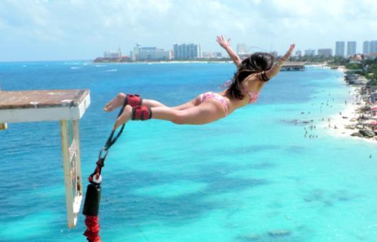 Bungee in Cancun