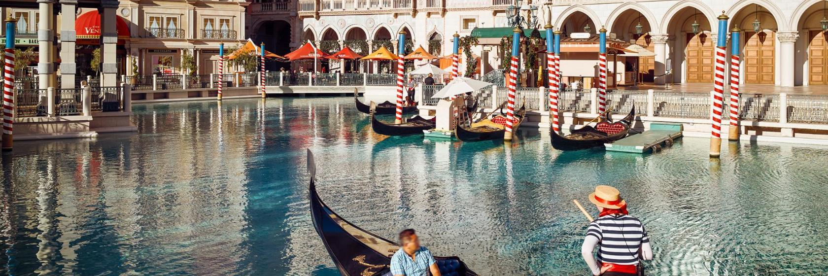 Balade en gondole au Venetian